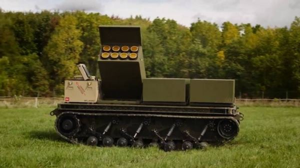 GDLS и AeroVironment представили роботов с барражирующими боеприпасами