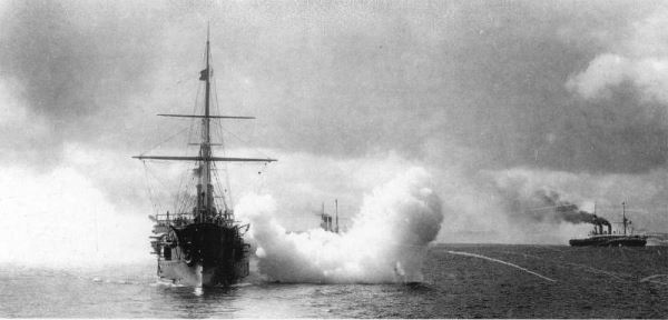 Стрельба залпами – «ноу-хау» японского флота в Цусиме